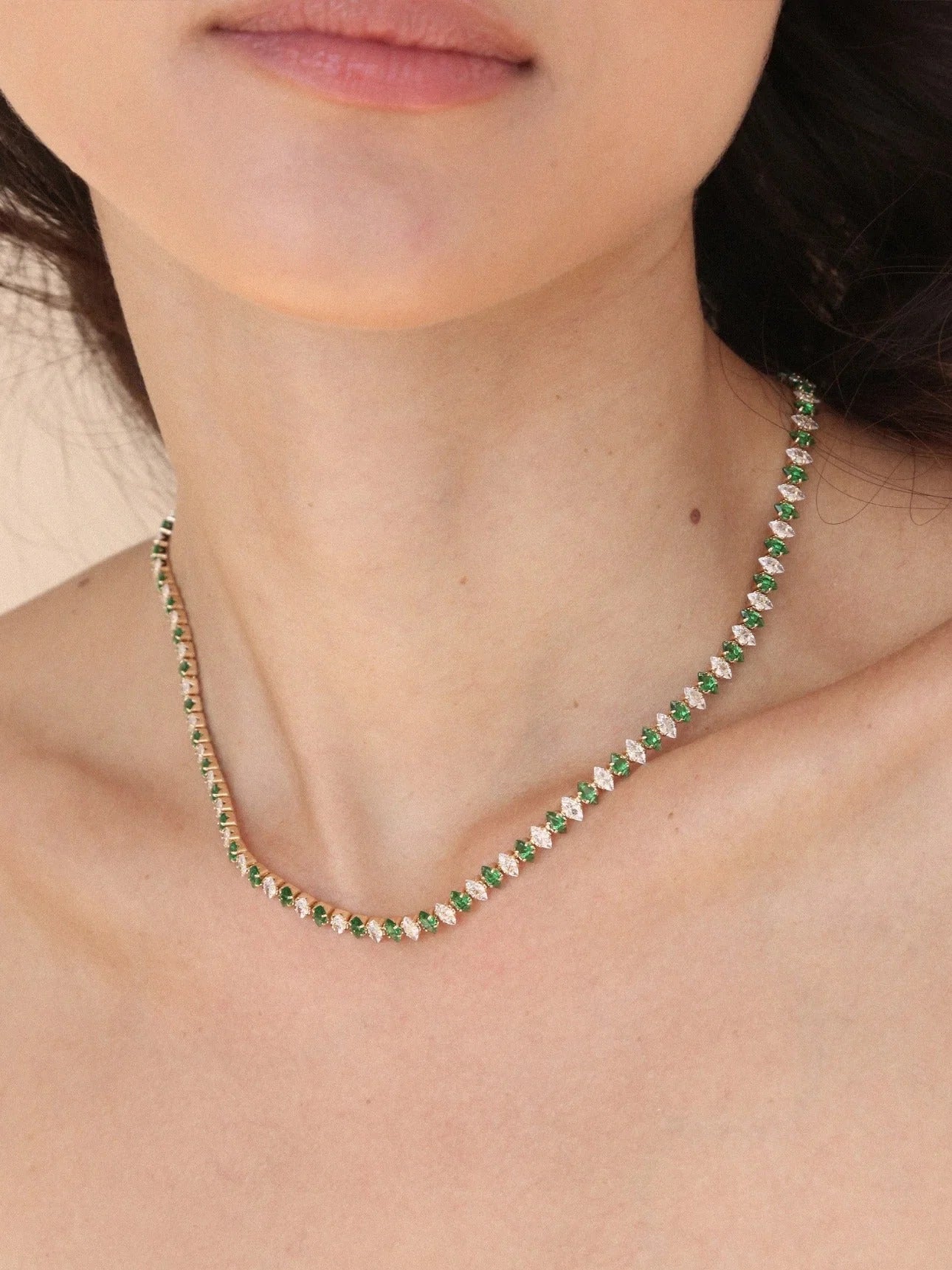 Marquise Crystal Necklace
