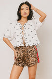 Kara Embroidered Blouse in Off White FINAL SALE