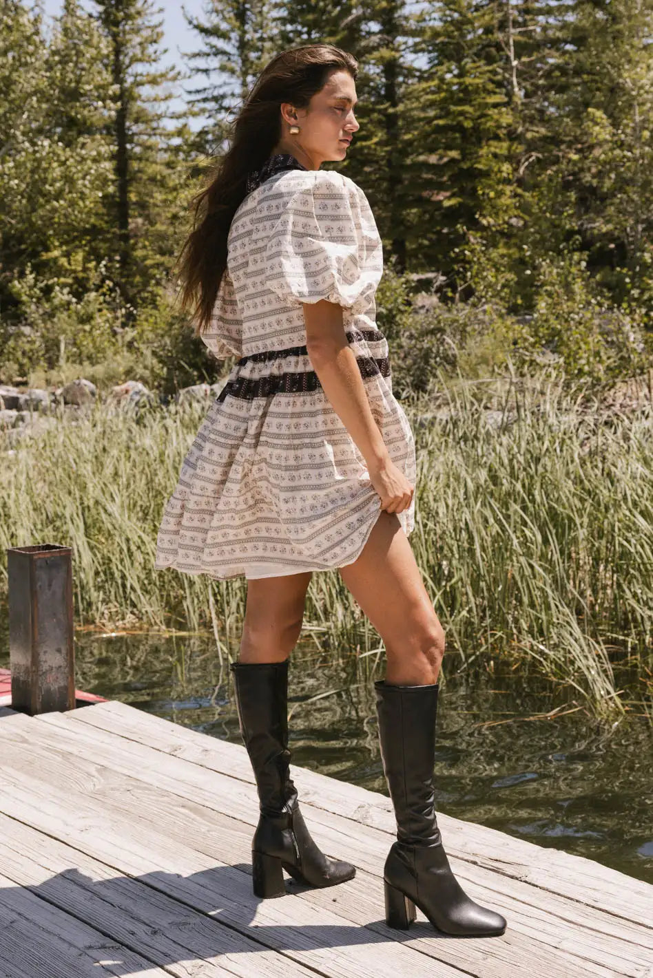 Constance Printed Mini Dress FINAL SALE