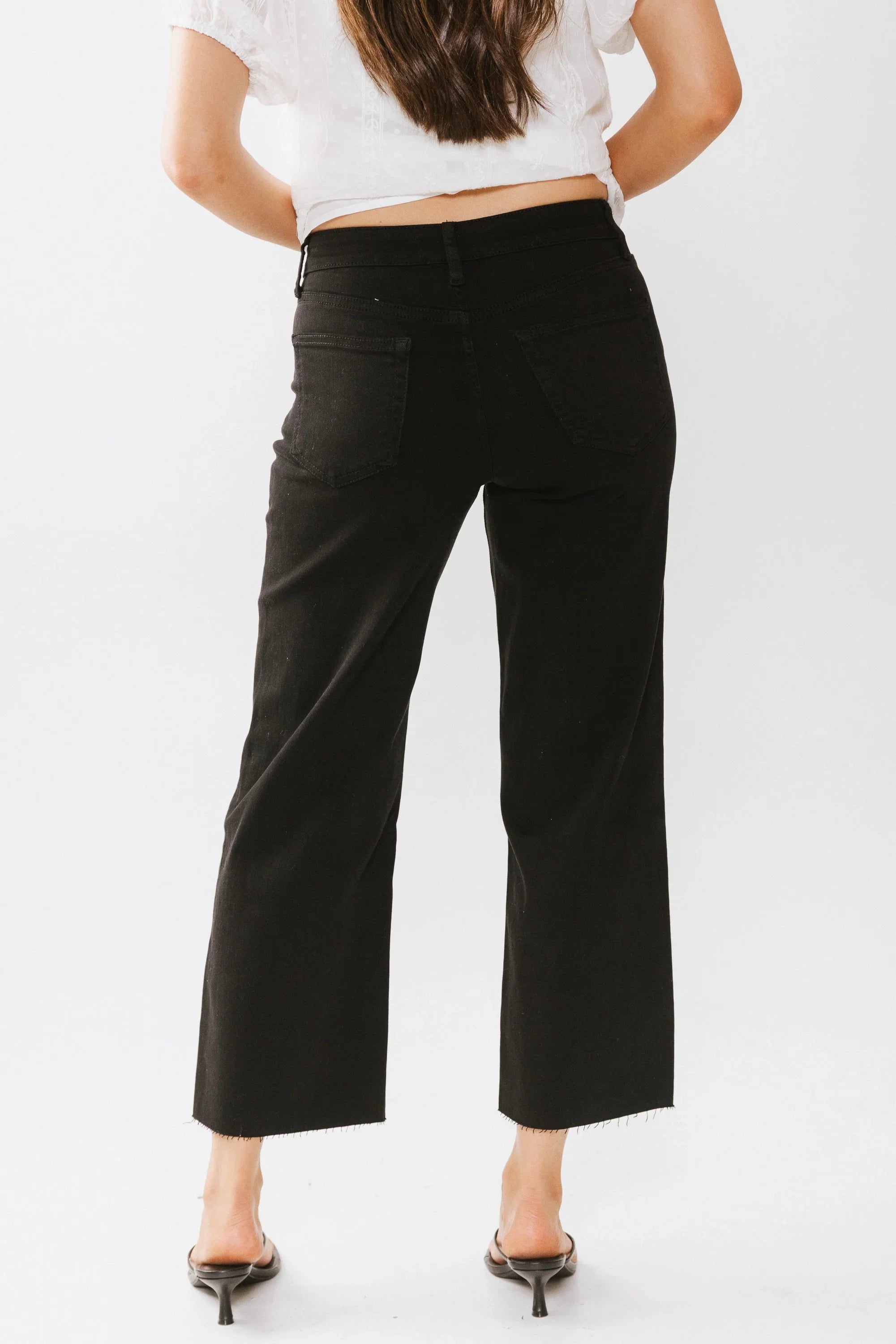 Jenny Cropped Wide Leg Jeans FINAL SALE