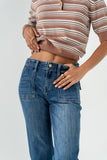 Eileen Cropped Straight Leg Jeans