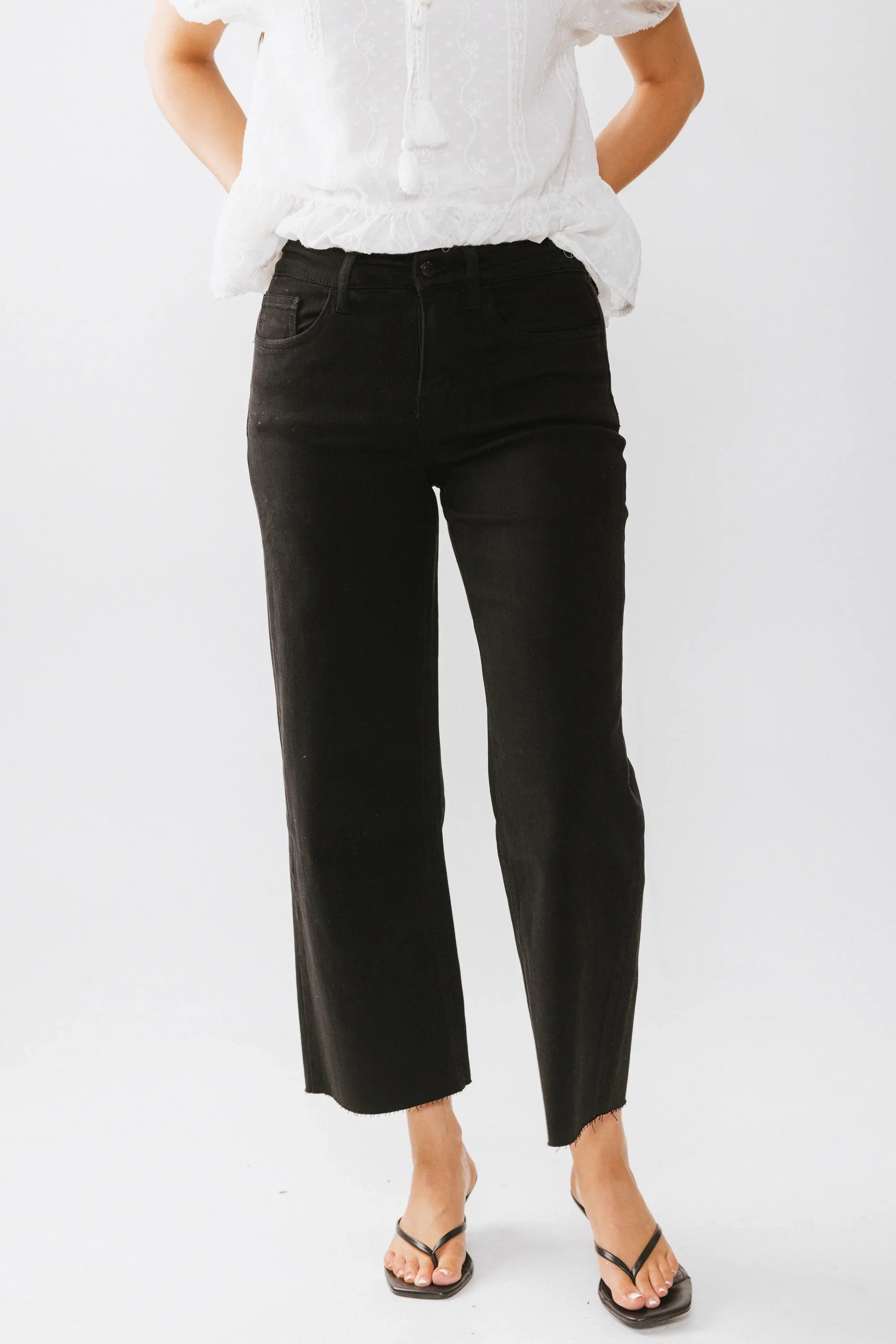 Jenny Cropped Wide Leg Jeans FINAL SALE