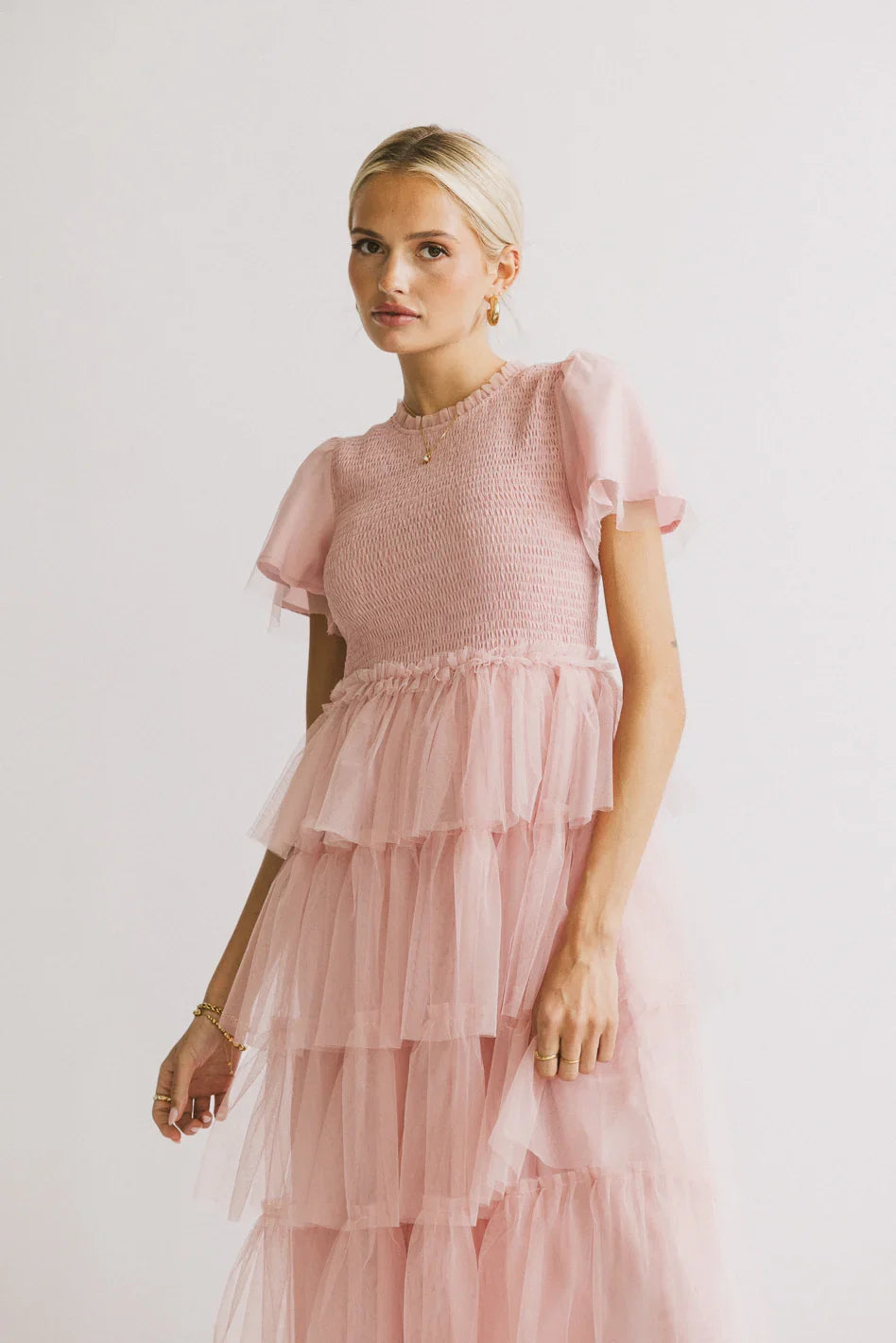 Marcella Ruffle Midi Dress FINAL SALE