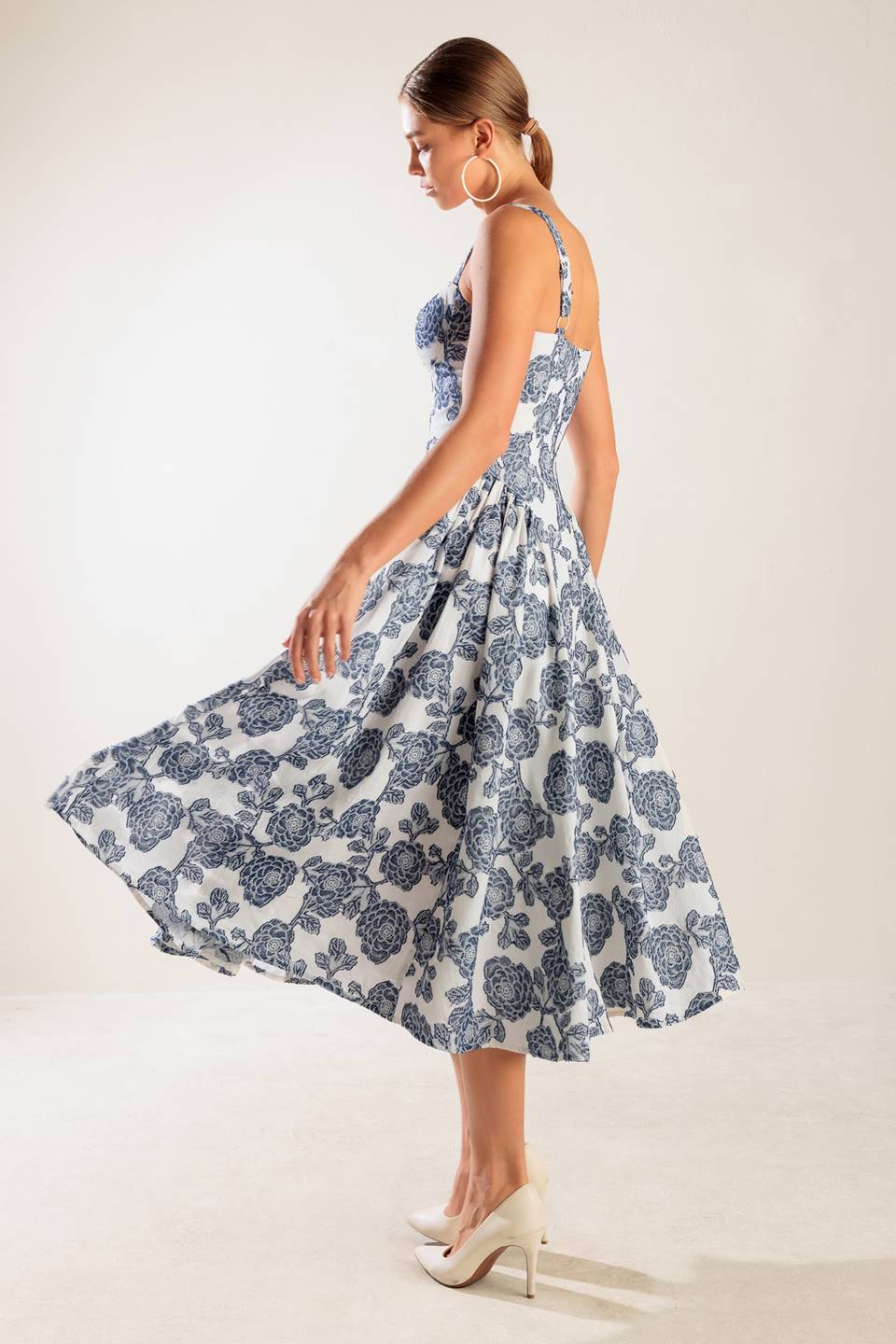 EXPLORING NEW INTERESTS MIDI DRESS