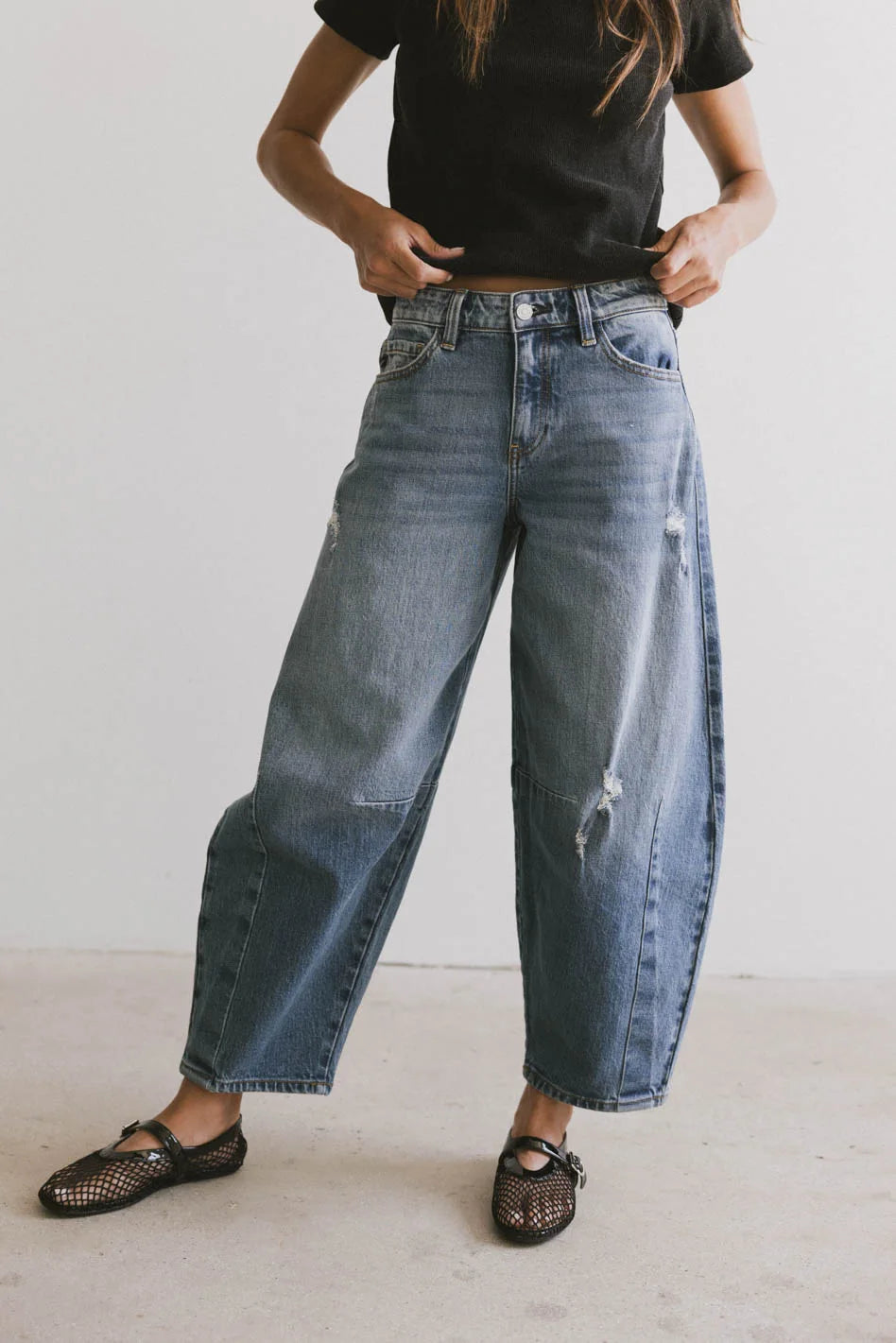 Lex Barrel Jeans in Medium Wash FINAL SALE