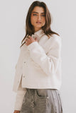 Nina Wool Blend Jacket in Cream FINAL SALE
