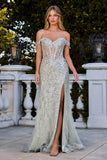 TATIANA GOWN OFF THE SHOULDER SEQUIN GOWN