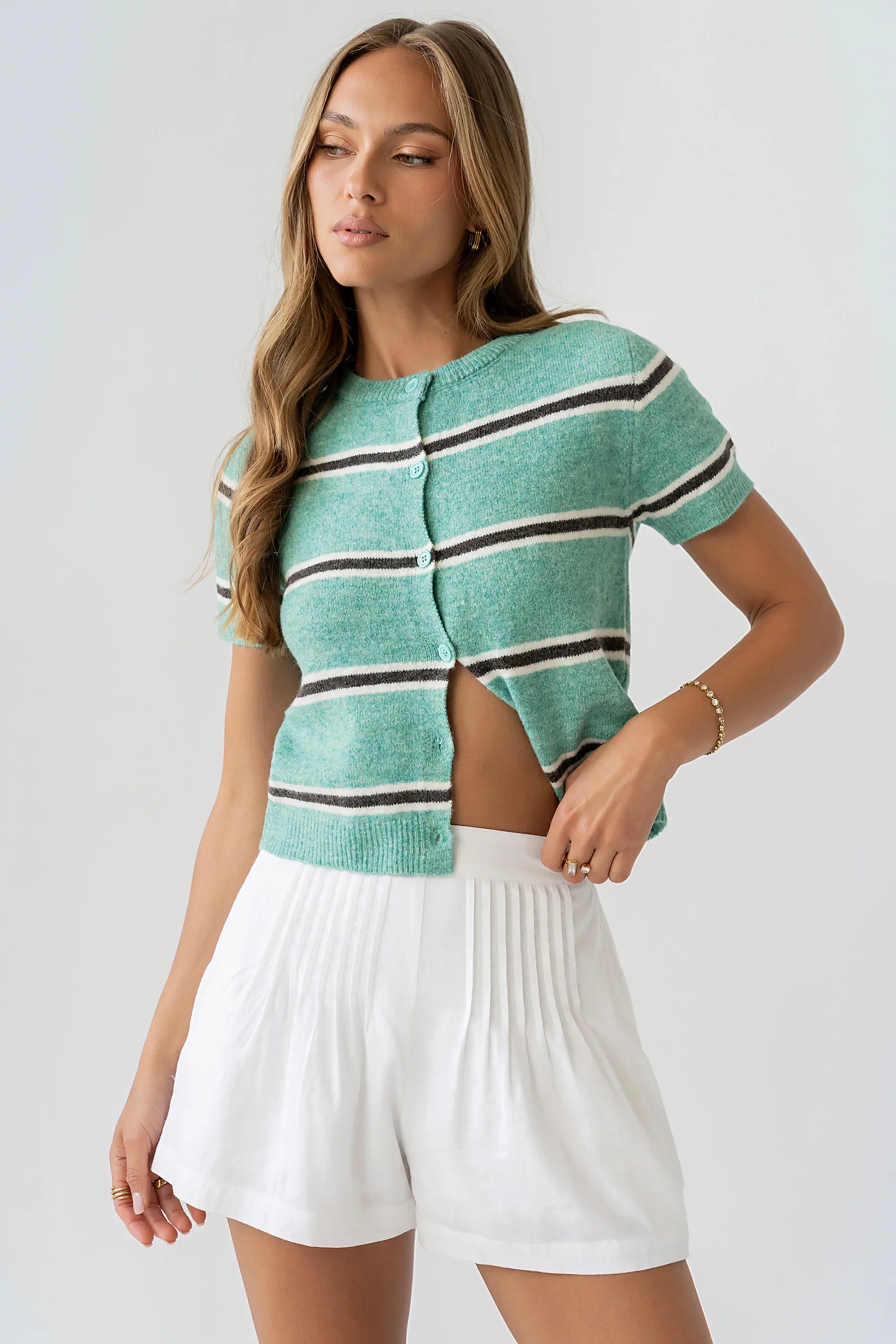 Kelley Striped Cardigan