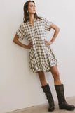 Loli Plaid Mini Dress FINAL SALE