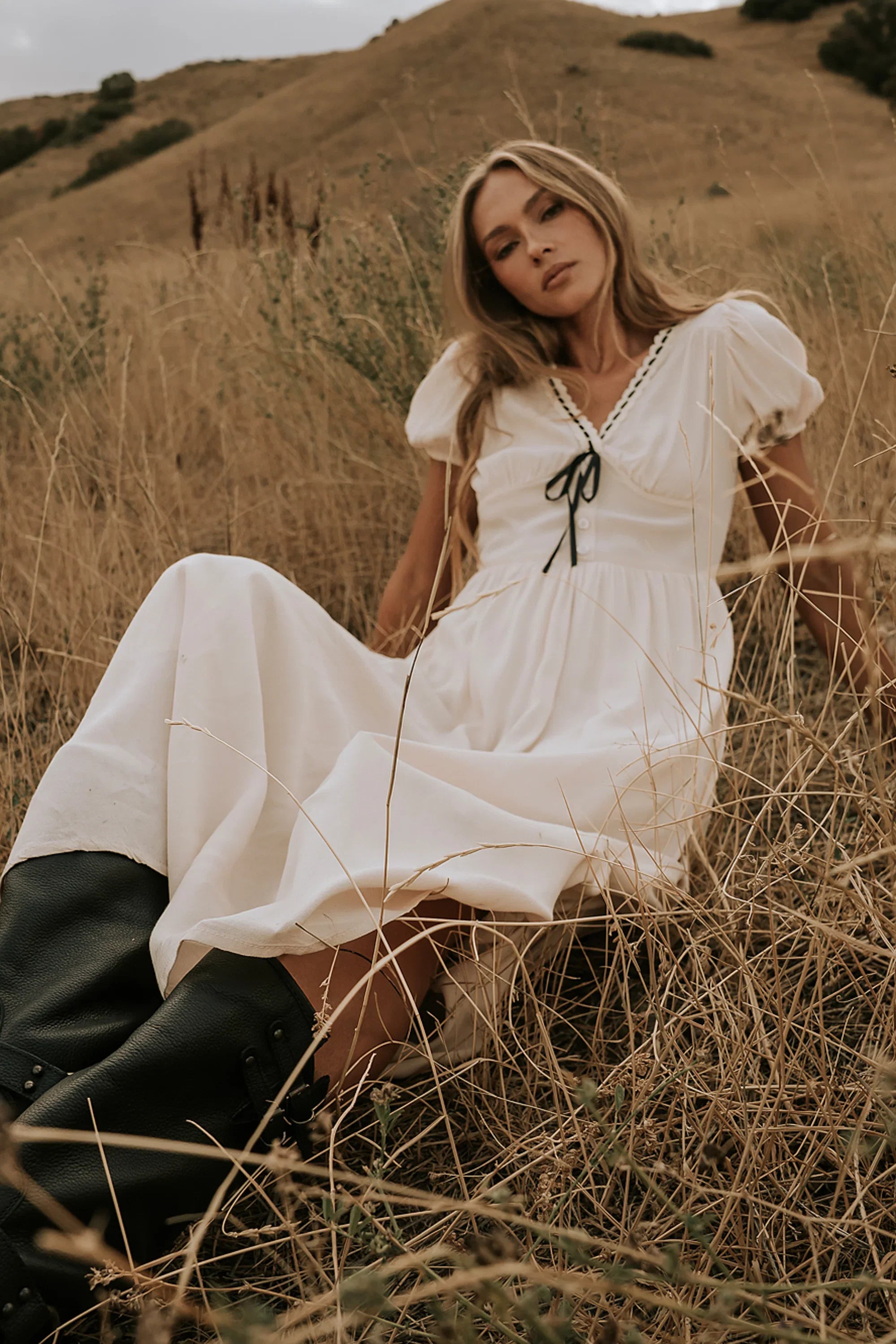 Kaydence Maxi Dress in Cream FINAL SALE