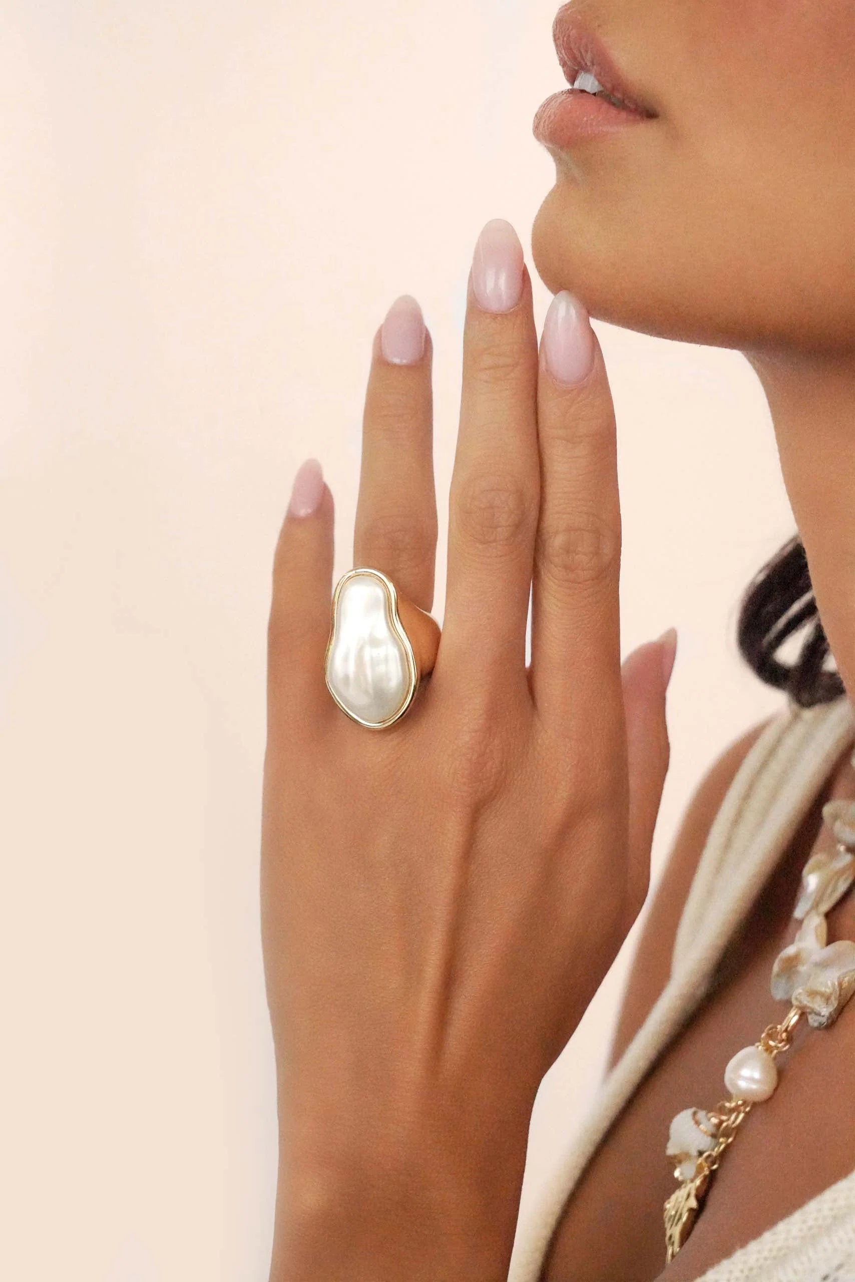 Sea born Pearl Ring