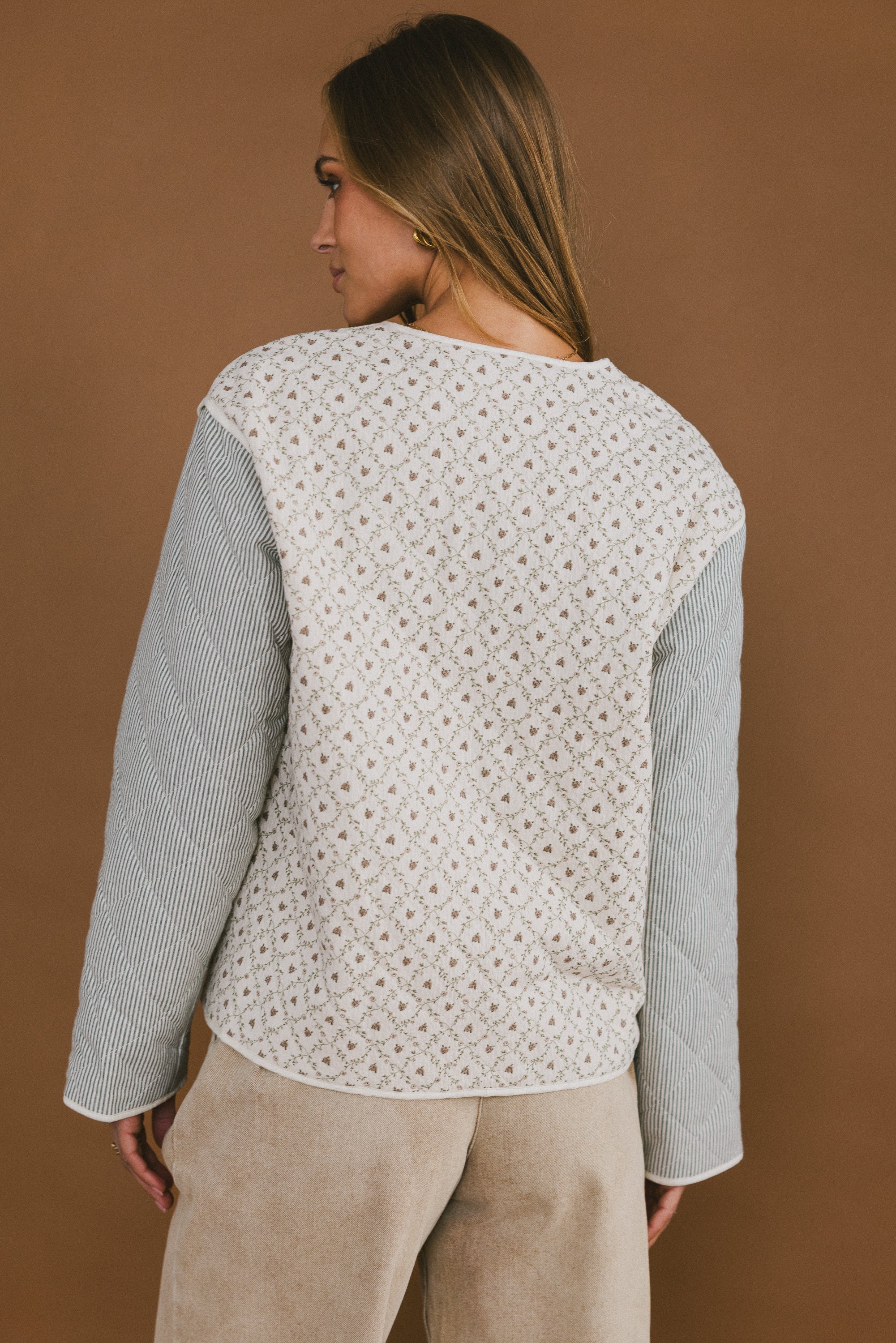 Lucas Quilted Jacket in Forest