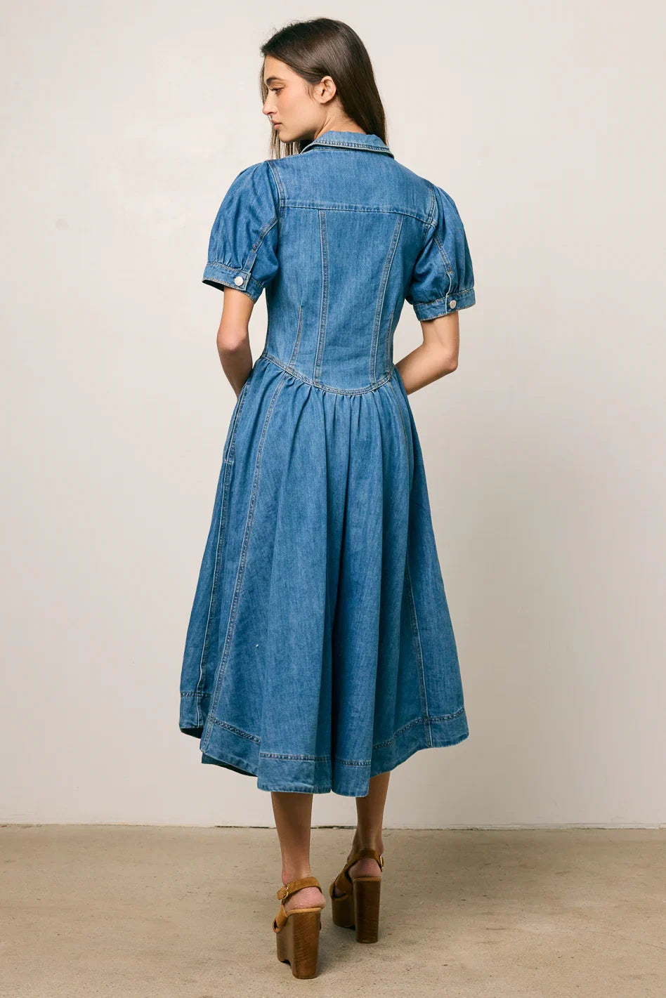 Mylie Denim Maxi Dress FINAL SALE