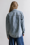 Kandy Striped Denim Shacket