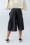 Micha Pleated Shorts in Black