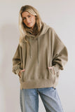 Andie Oversized Hoodie in Sage FINAL SALE