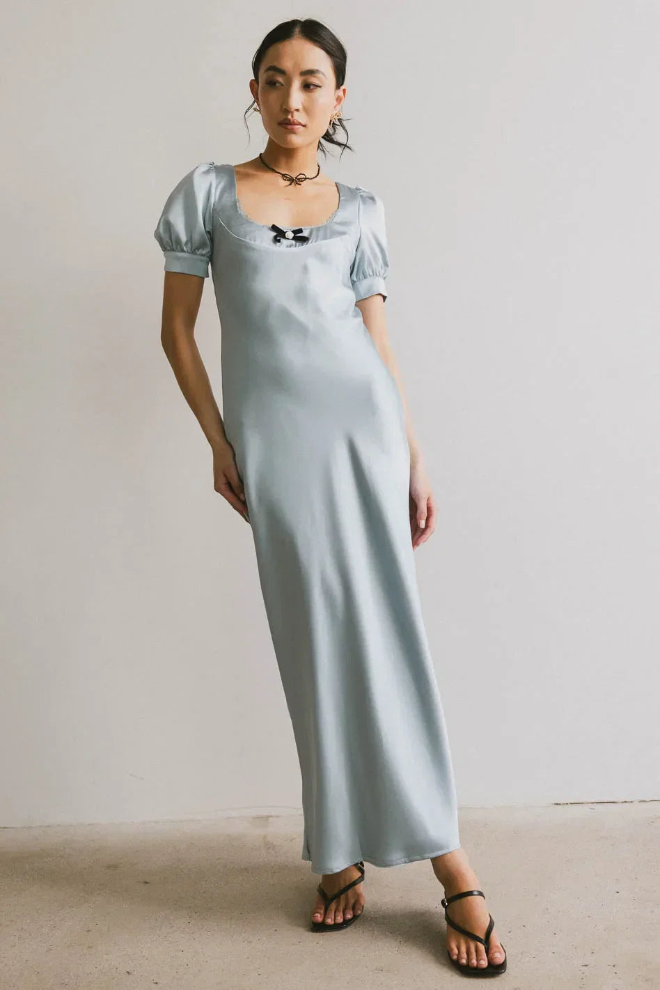 Birdie Satin Maxi Dress FINAL SALE
