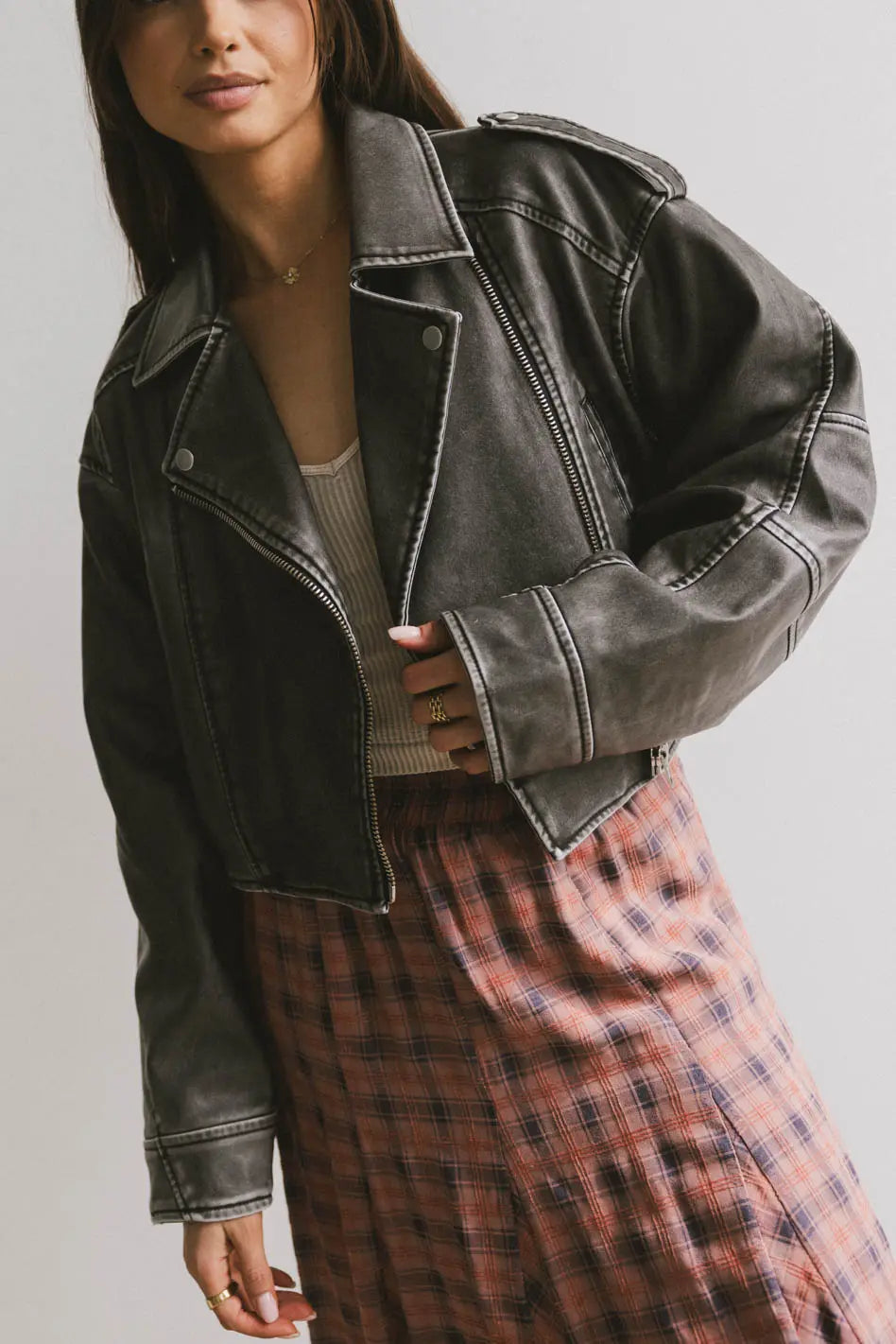 Leif Vegan Moto Jacket FINAL SALE