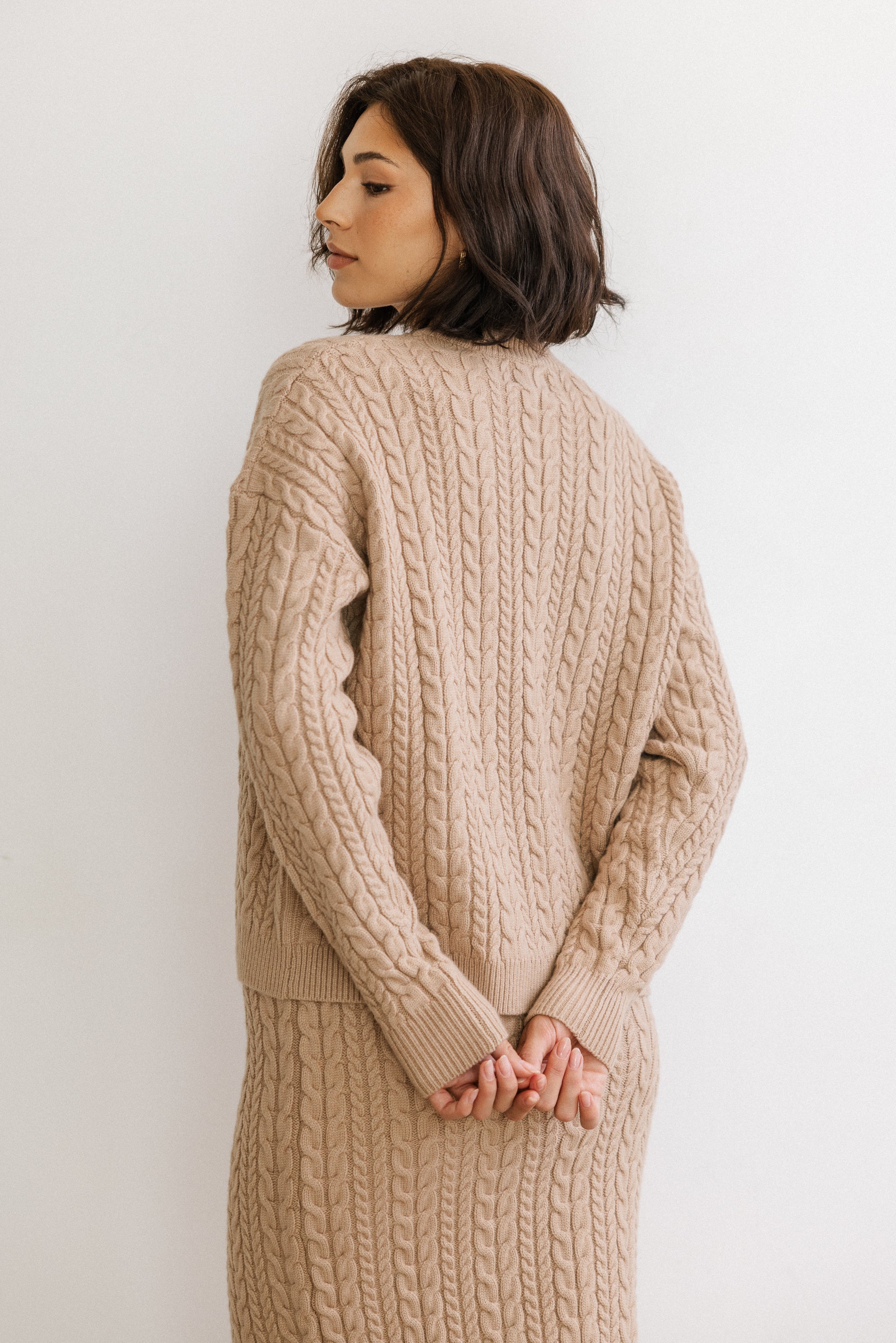 Renley Cable Knit Sweater FINAL SALE