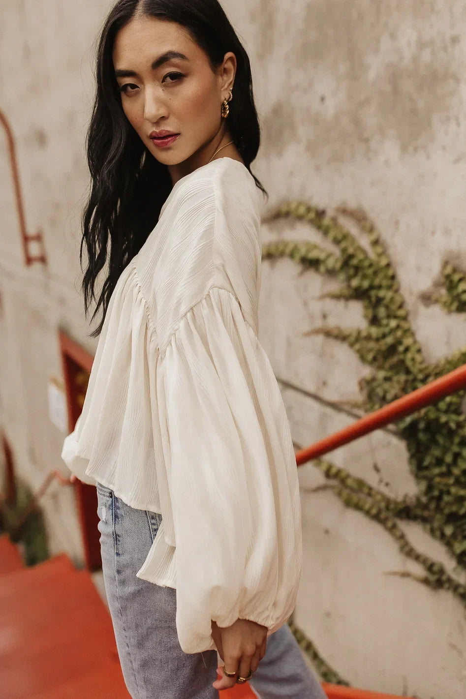 Bailey Textured Blouse FINAL SALE
