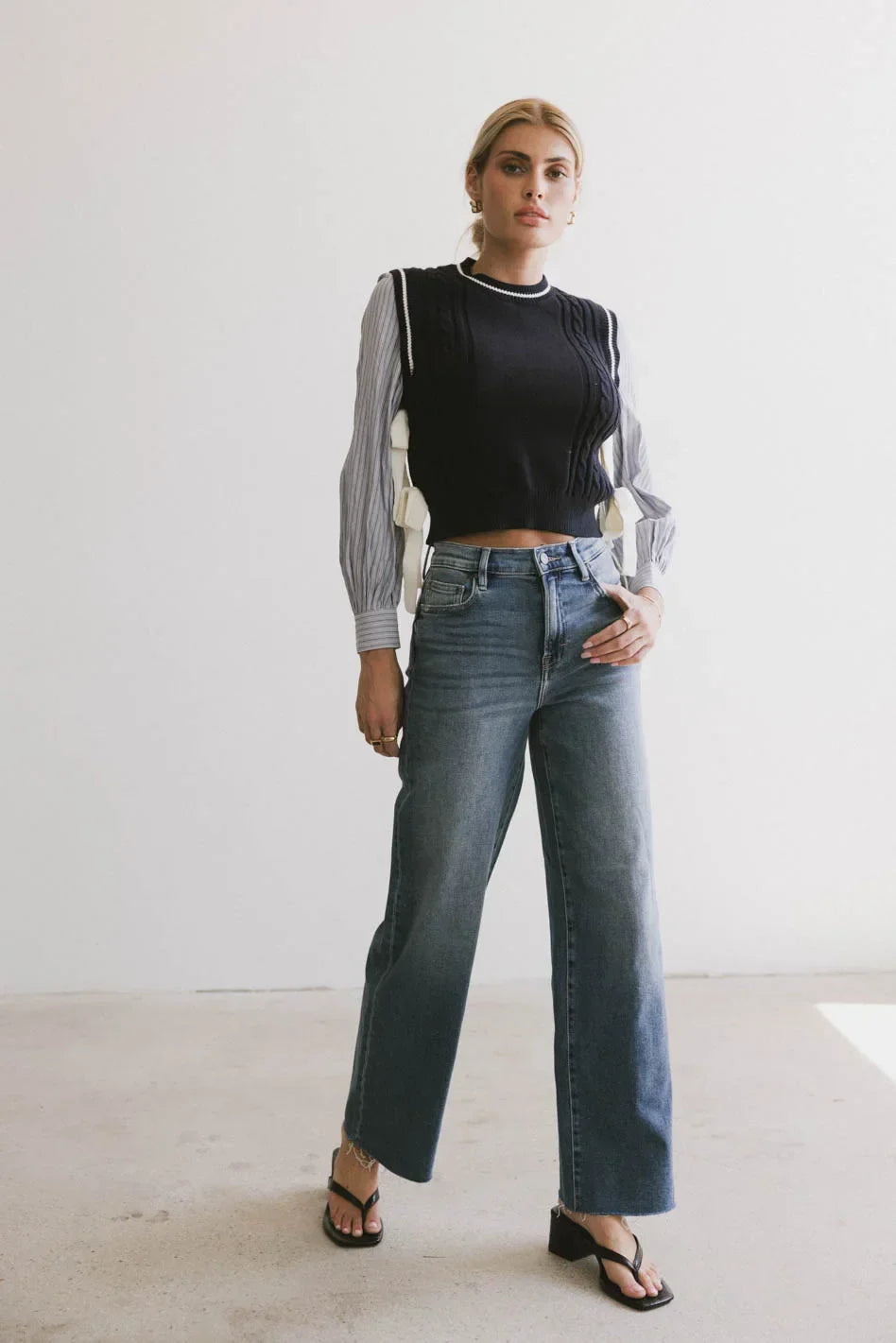 Riley Dad Jeans in Medium Wash FINAL SALE