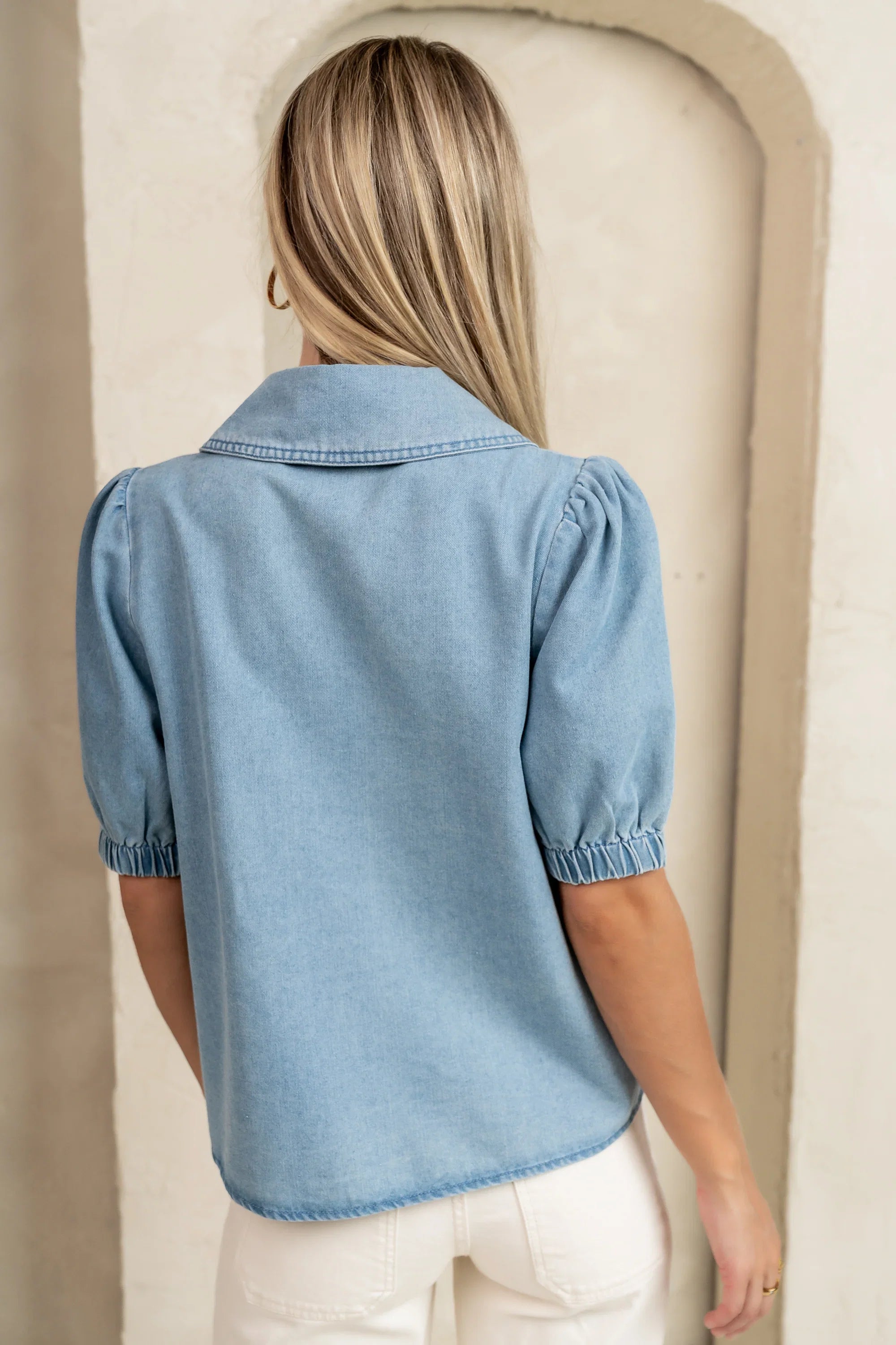 Charlie Denim Button Up FINAL SALE