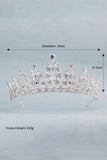 Womens Gold Princess Rhinestone Crowns