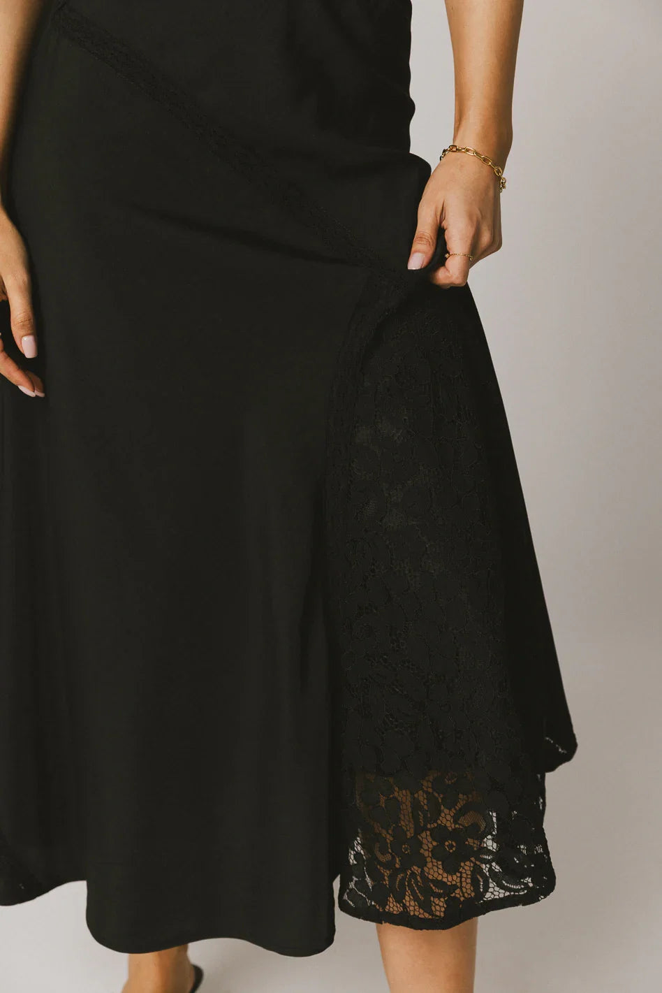 Samantha Maxi Skirt in Black FINAL SALE