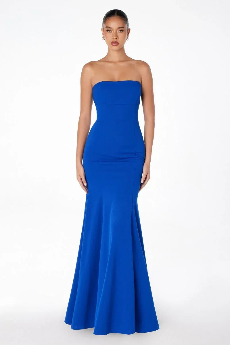 Poppy Maxi Dress Strapless Fitted Dress