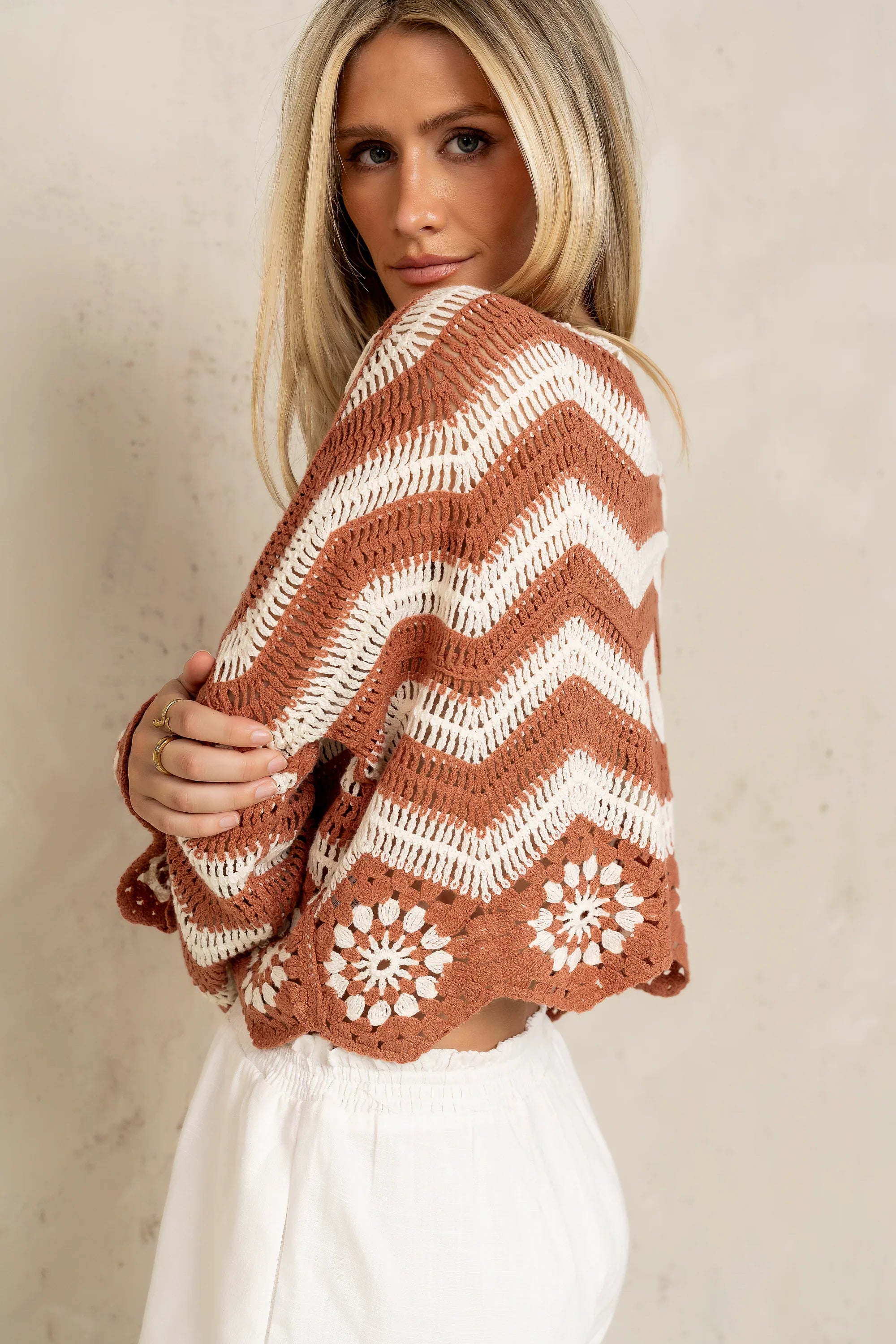 Indie Crochet Sweater FINAL SALE