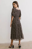 Juna Floral Midi Dress FINAL SALE