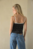 Monique Polka Dot Lace Bra Top