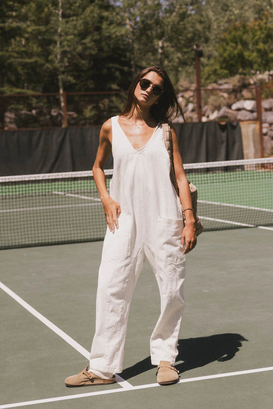 Marie Jumpsuit in Cream FINAL SALE