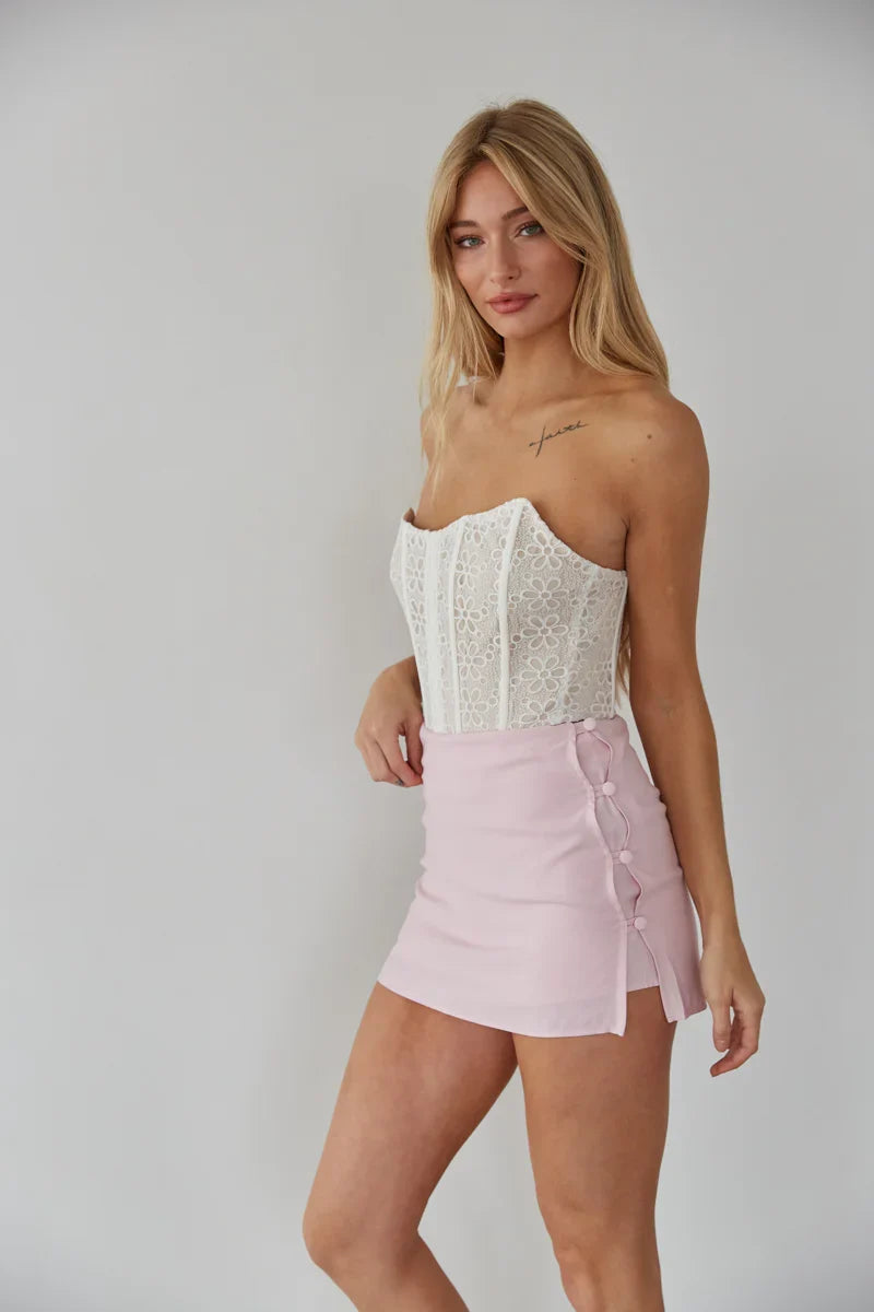 Beck Button Mini Skort