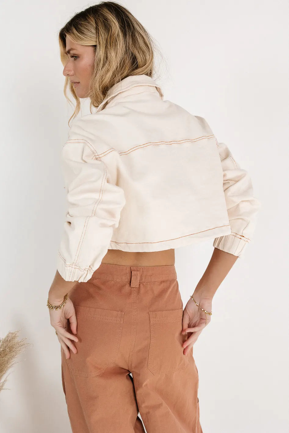 Cooper Cropped Denim Jacket FINAL SALE