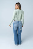 Christy Knit Sweater in Mint