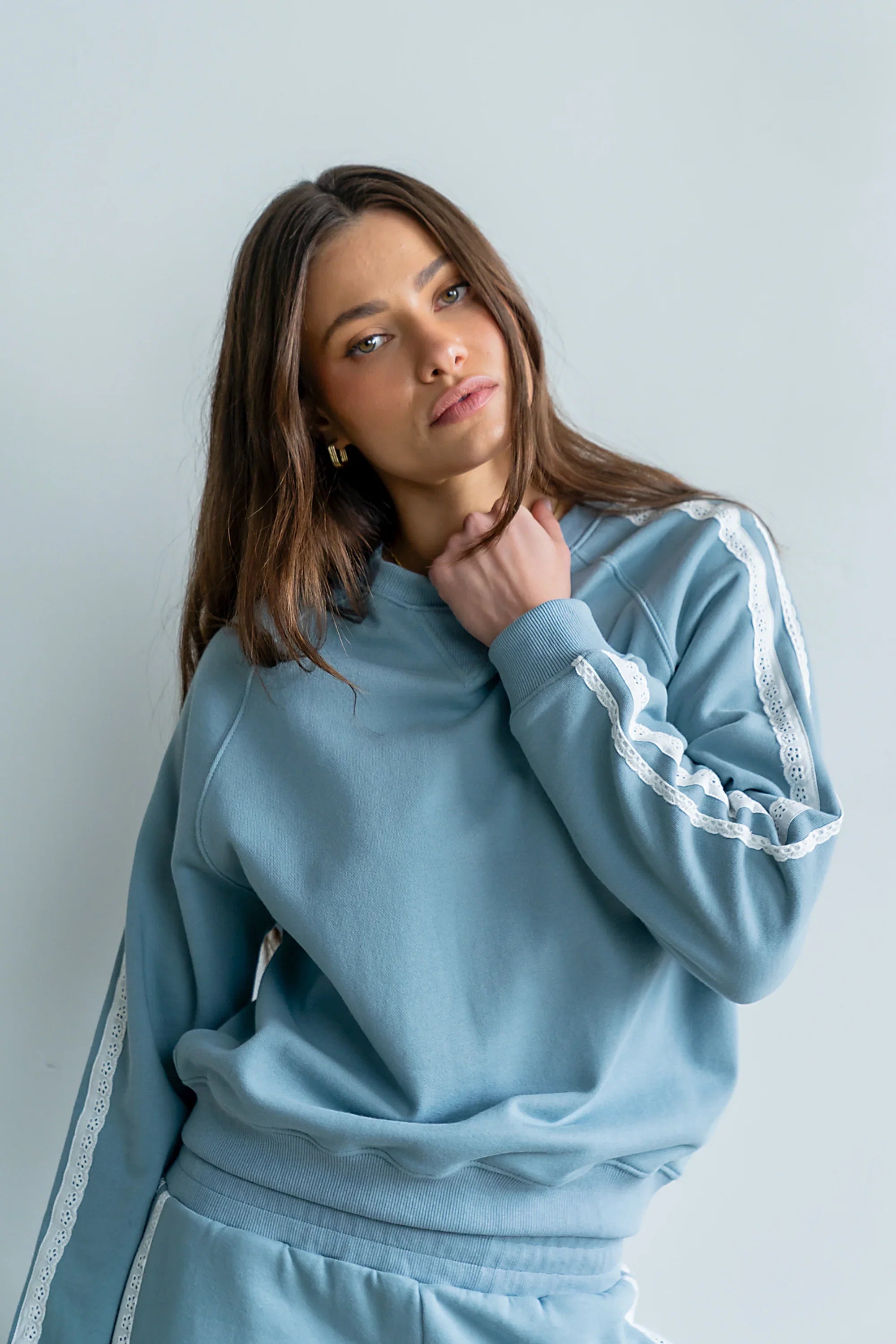 Mickey Sweatshirt in Blue