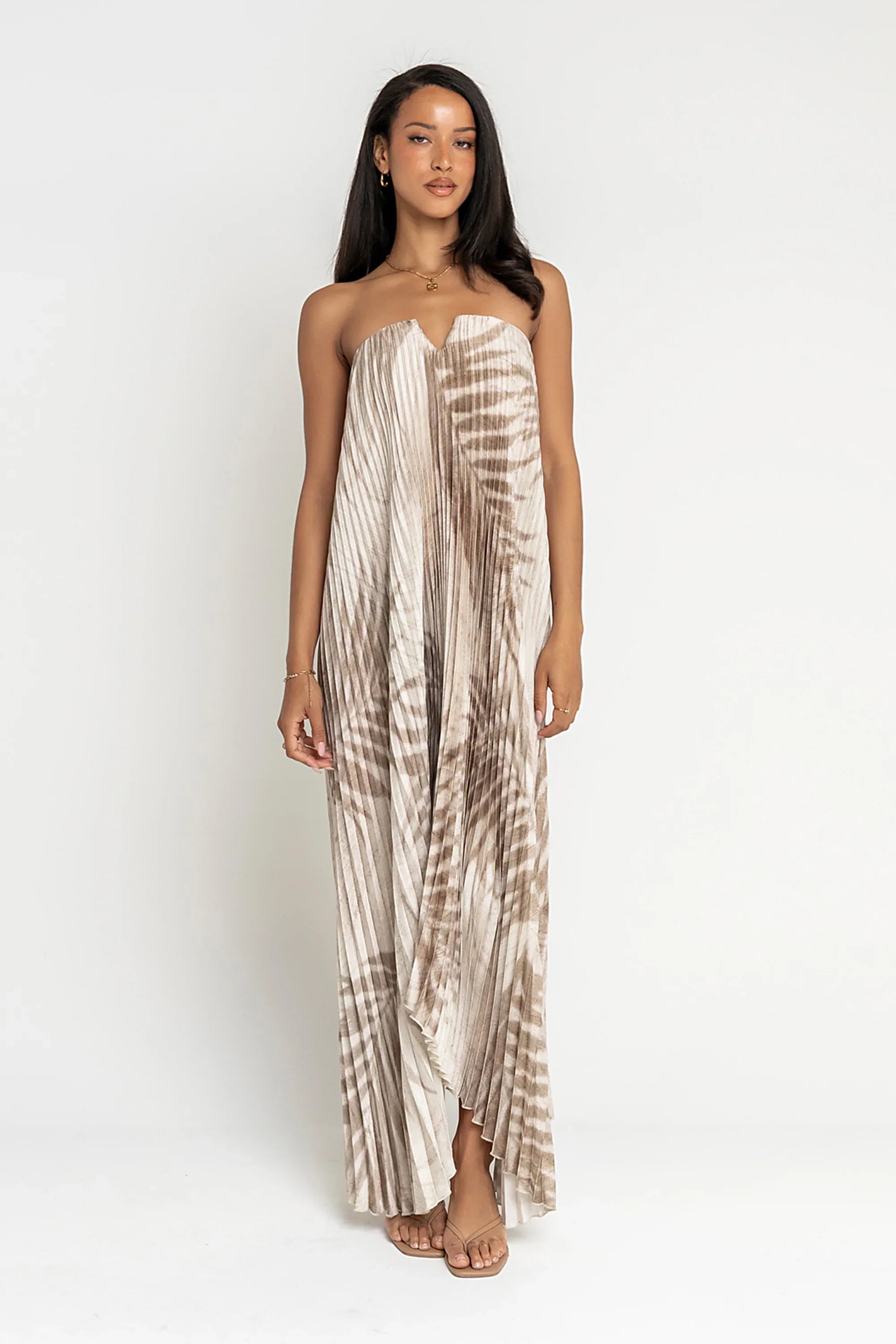 Brandie Accordion Maxi Dress