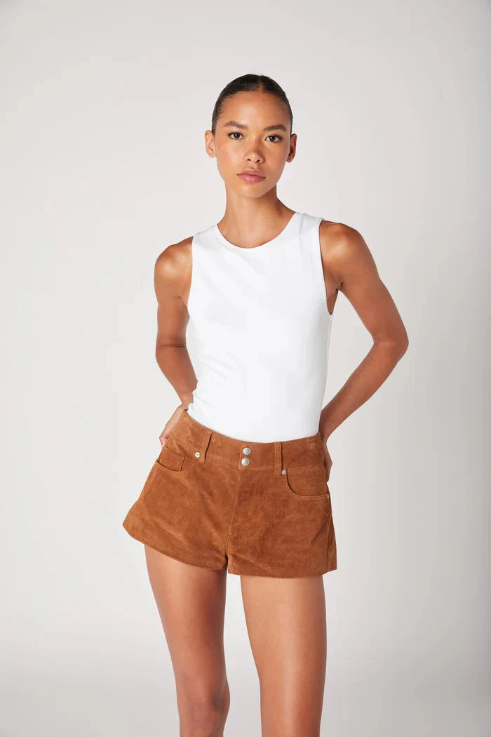 Indiana Suede Micro Shorts