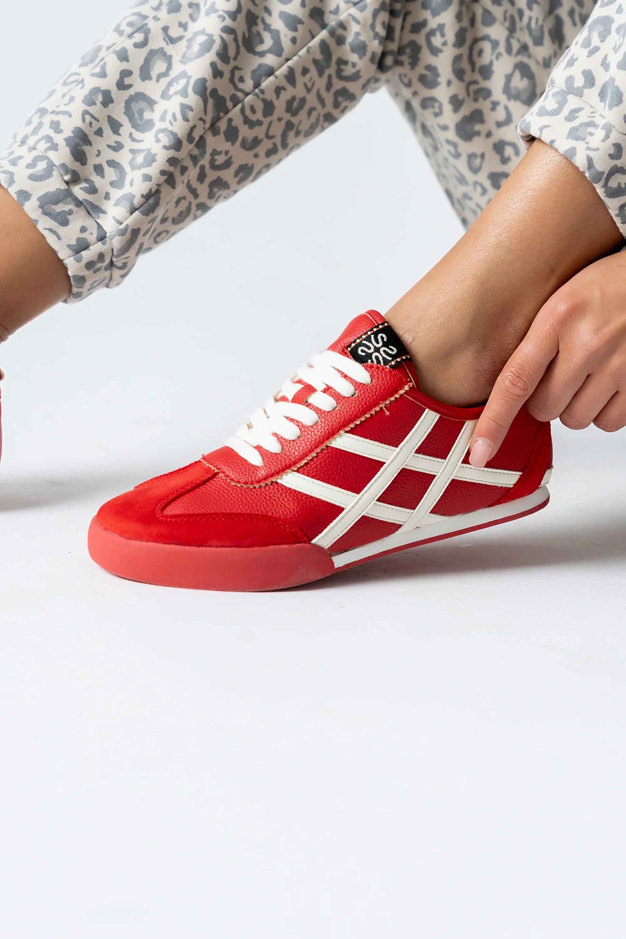 Polly Sneakers in Red