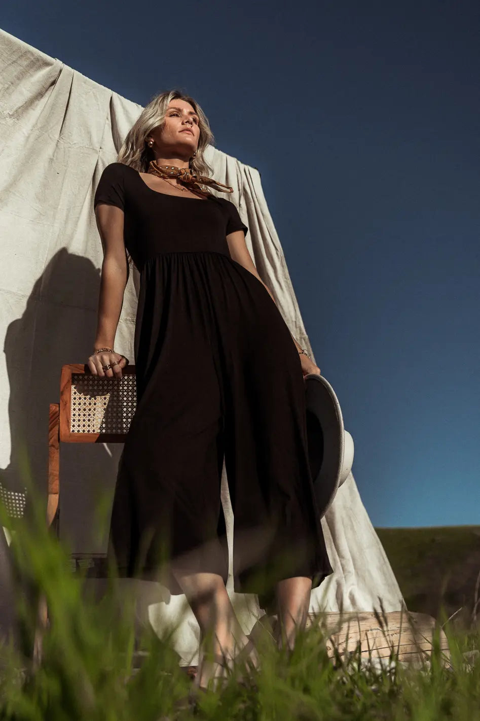 Skylar Jumpsuit in Black FINAL SALE