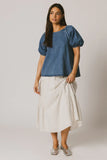 Iverson Denim Top FINAL SALE