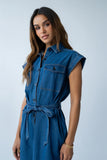 Randall Denim Midi Dress