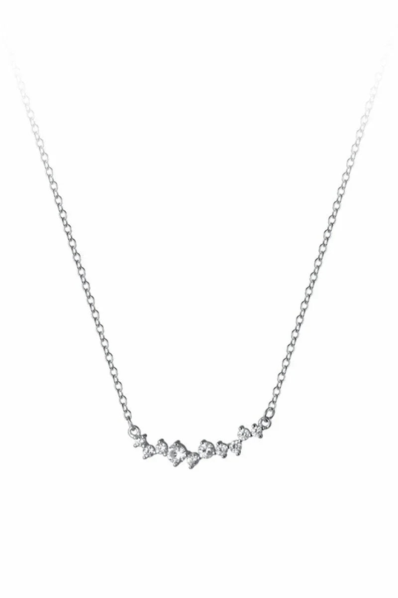 Smile Diamond Pendant Necklace