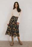 Cindie Tiered Midi Skirt FINAL SALE