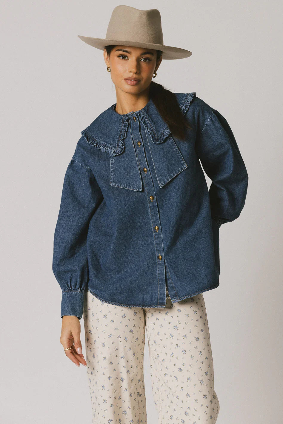Mannie Collared Button Up FINAL SALE