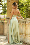LOTTIE GOWN SATIN A LINE DRESS