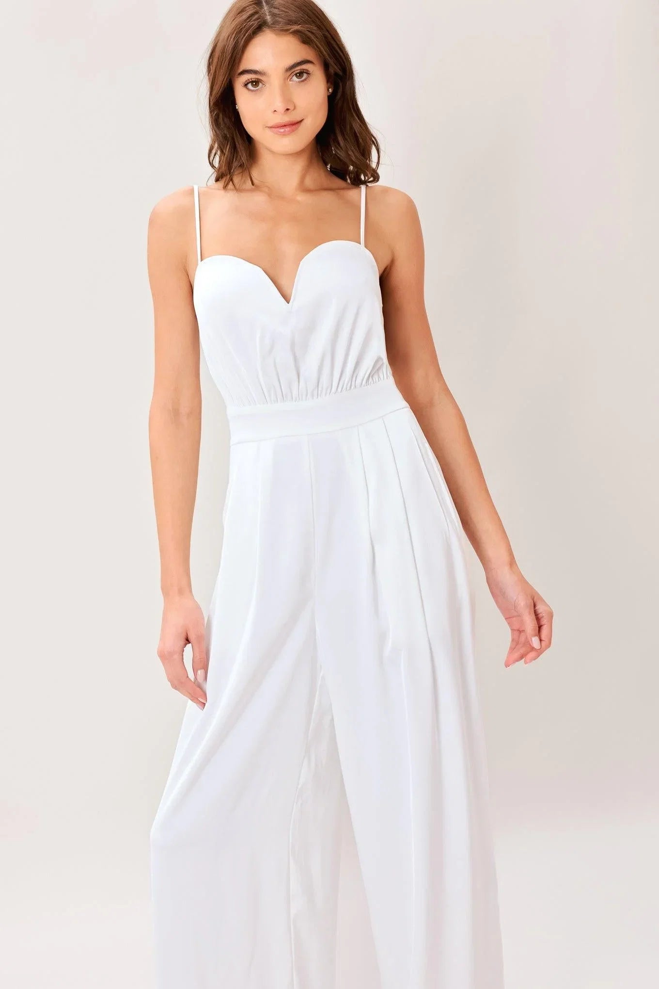 MODERN EASE WHITE JUMPSUIT