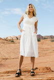 Seraphina Eyelet Midi Dress FINAL SALE