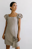 Joana Mini Dress in Taupe FINAL SALE